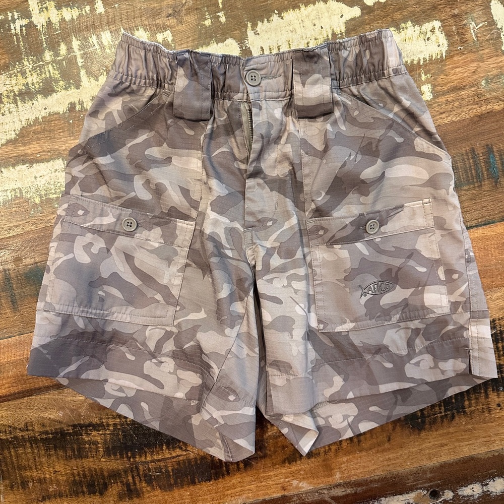 26 AFTCO Camo Fishing Shorts